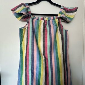J. Crew striped and colorful dress